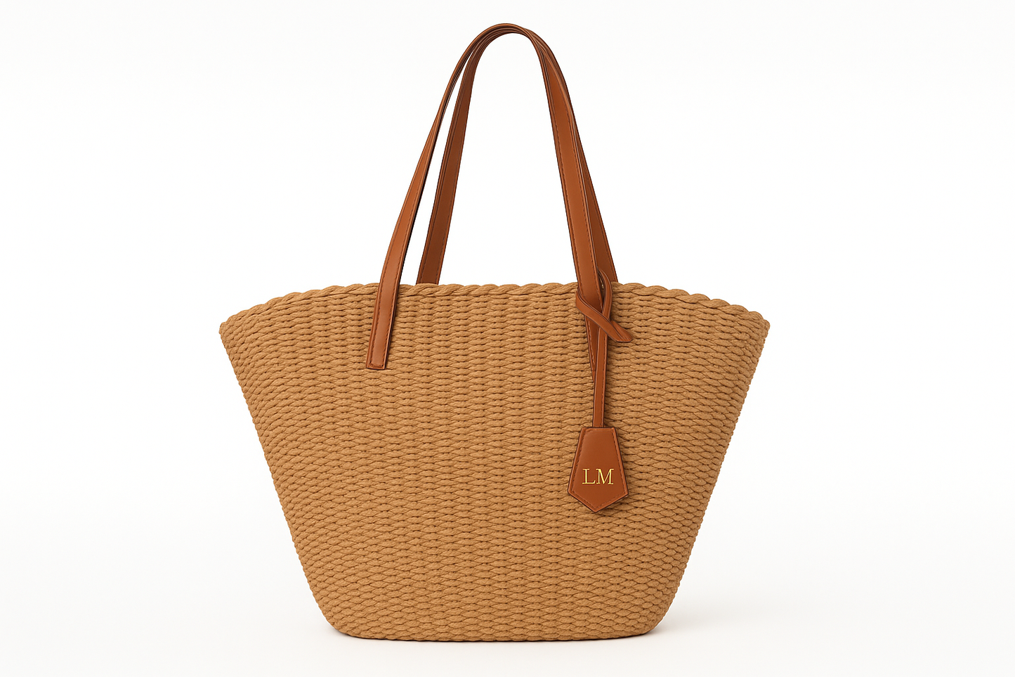 Raffia Tote Bag (with Pouch)