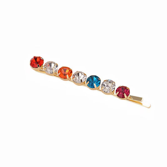 Multi-Colour Jewel Hair Pin Set of 2