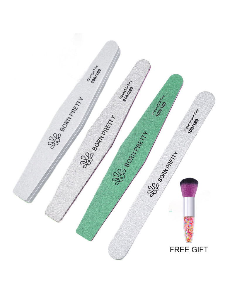Born Pretty 4 Piece Nail File Set
