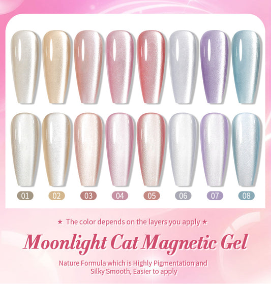 Moonlight Cat Eye Gel Polish Set (6 pieces)