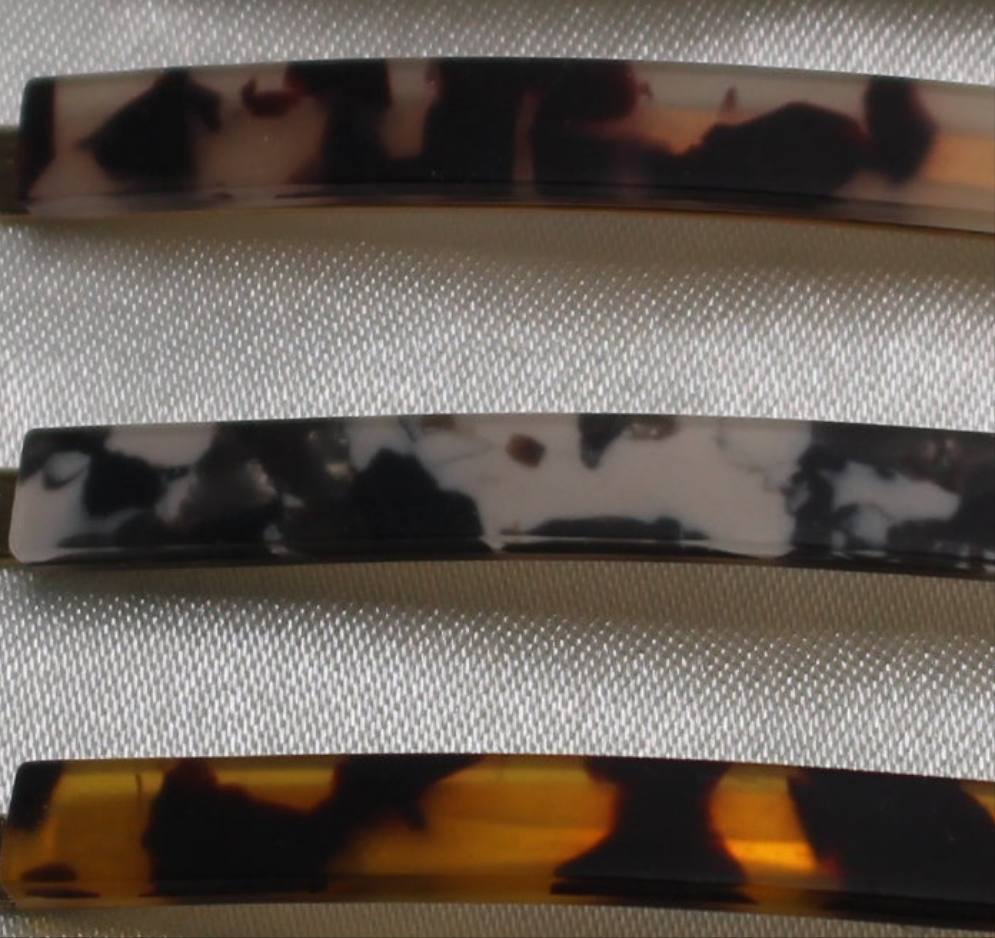 5 Pc Matte Resin Tortoise Hair Pins