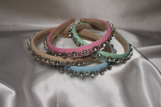 Seleny Crystal Embellished Headband Set