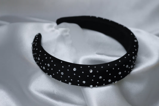 Rhinestone Studded Headband Set