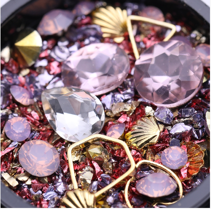 Seleny Flat Back 3D Nail Art