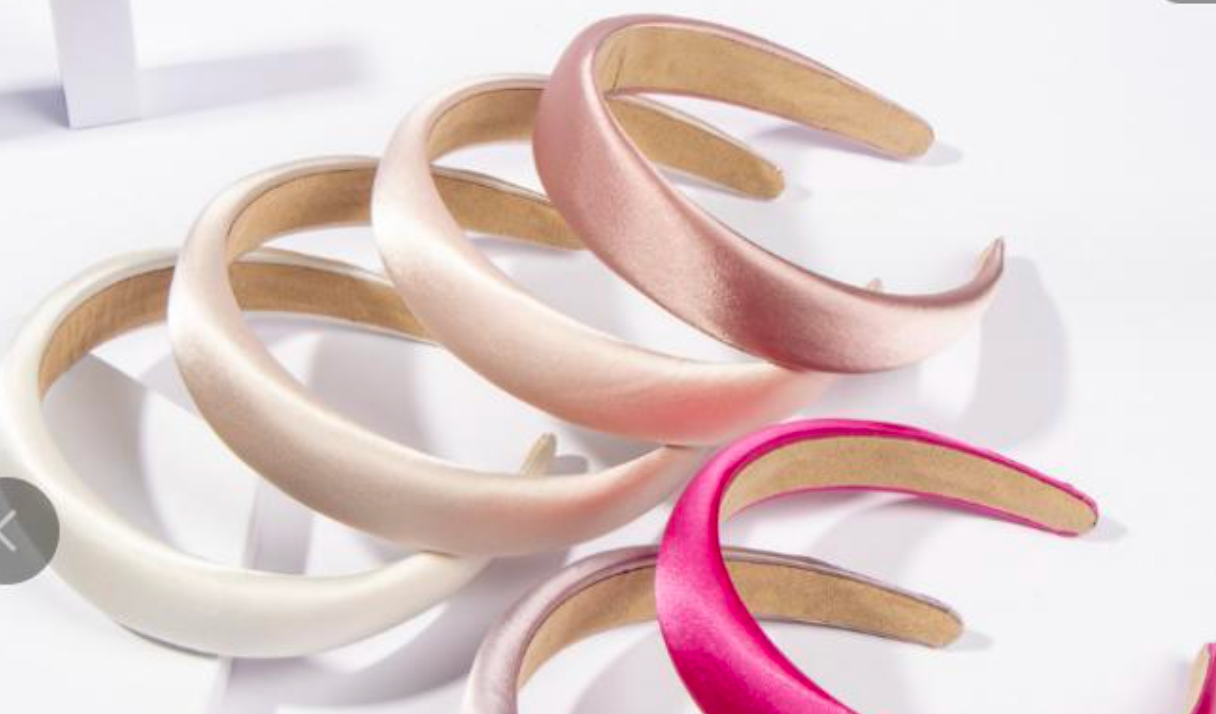 Padded Satin Headbands