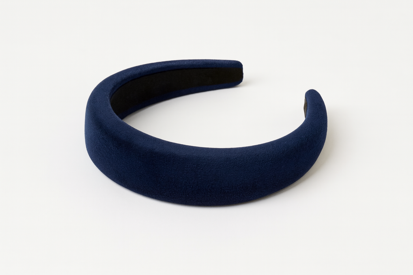 Navy blue padded headband