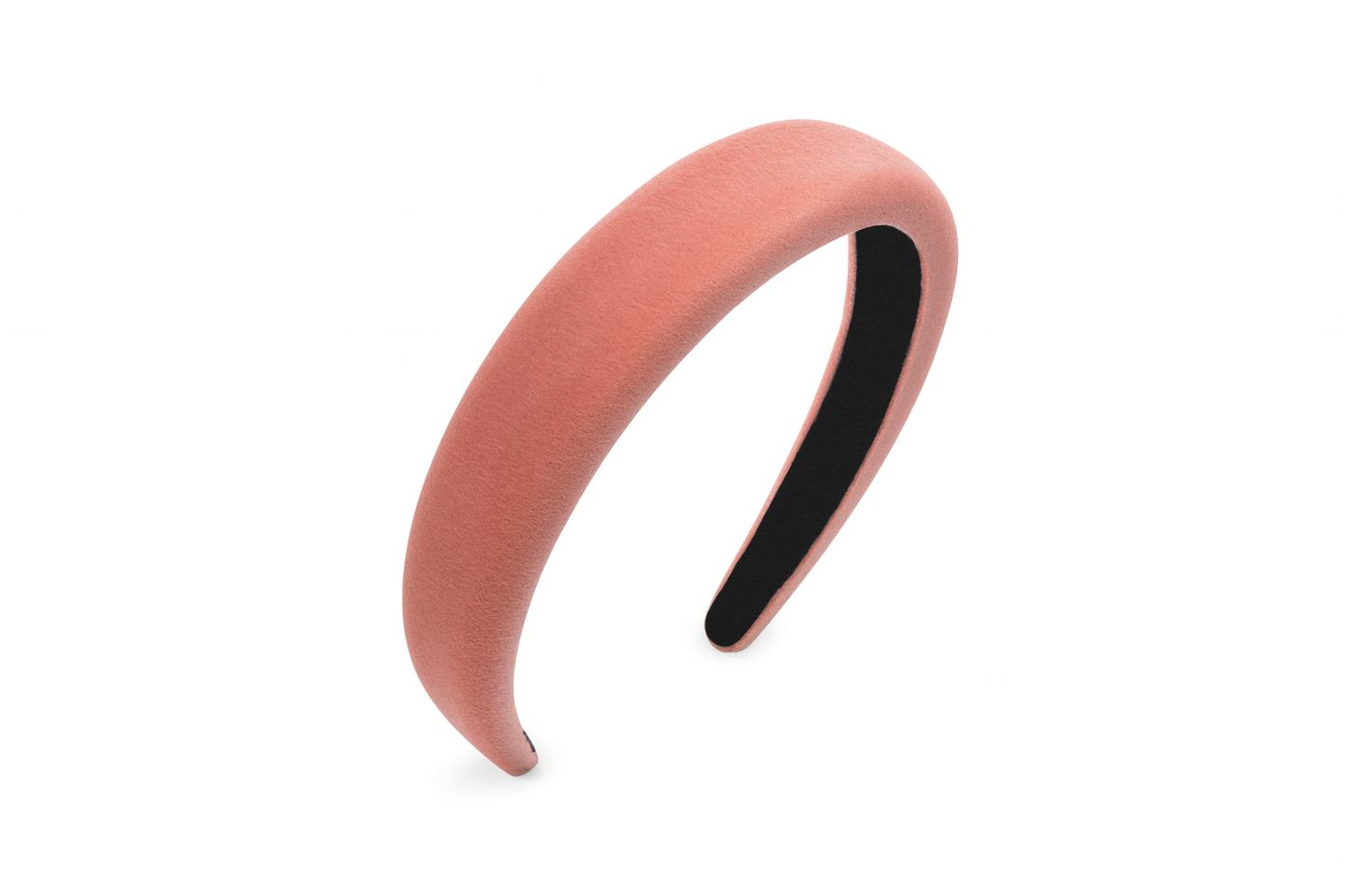 Pink padded headband - alternative view
