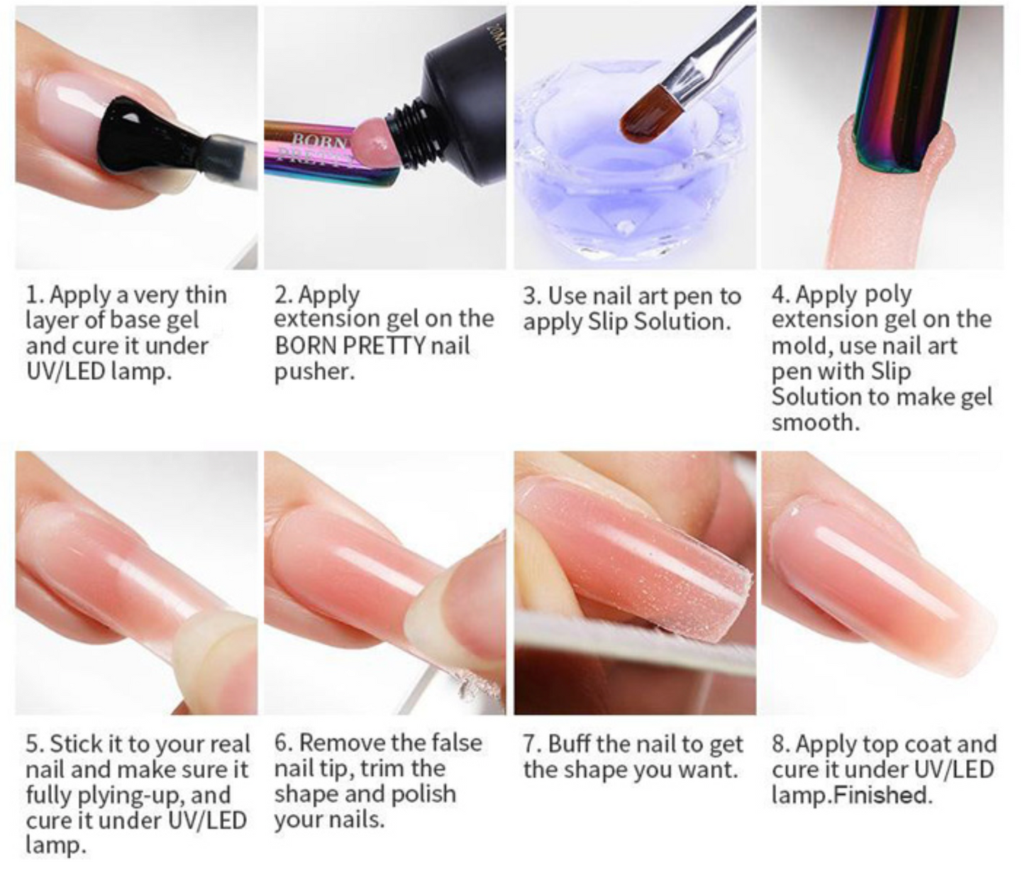 Born Pretty Poly Extension Gel Refill Set