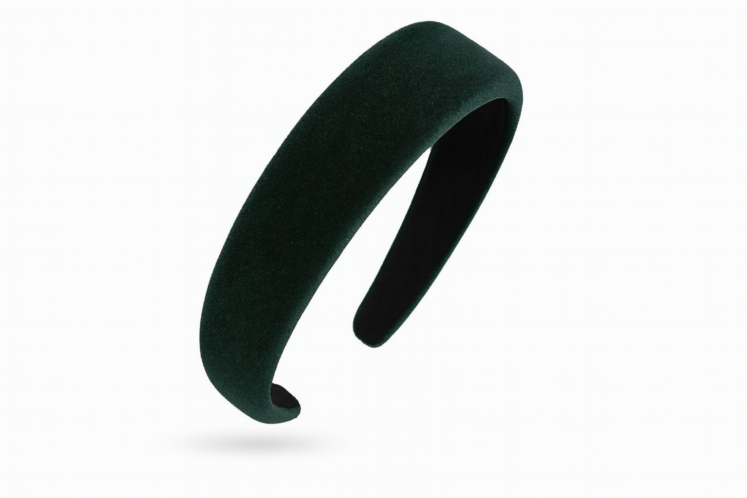 Teal green padded headband